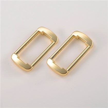 Fyrkantig handväska Spänne Fyrkantig Ring Spänne Handväska Spänne Rektangulär fyrkantig ring